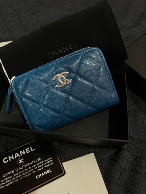 chanel classic card case|Chanel zipper card case.